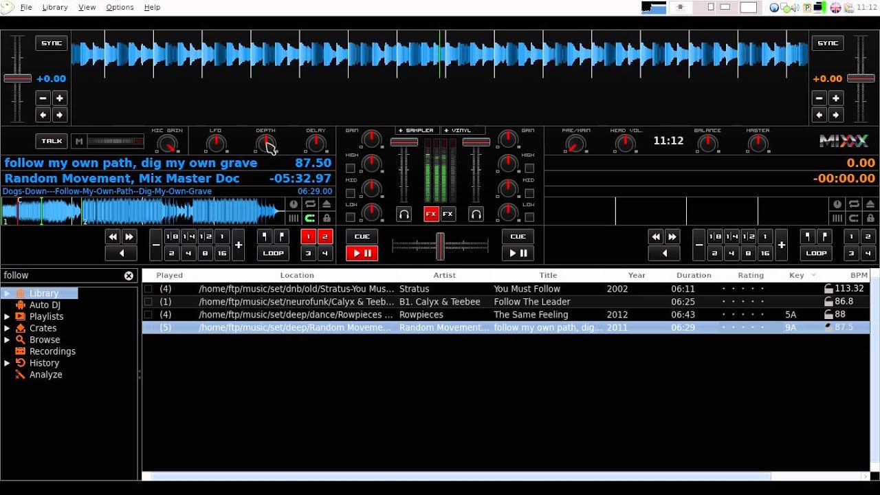 audio interface for mixxx